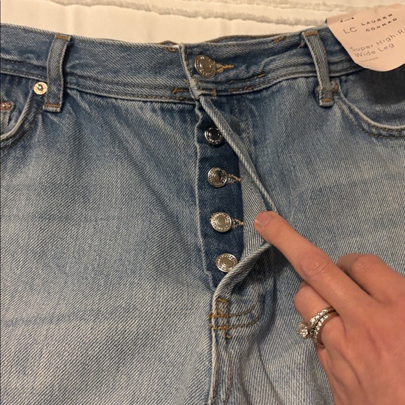 LC Lauren Conrad wide leg jeans - Picture 5 of 7